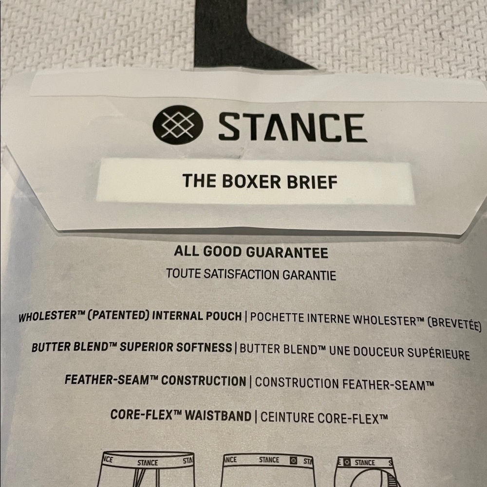 NWT Stance Mens Butterblend Wholester Pouch Black Boxer Briefs, Size Medium - Picture 4 of 6